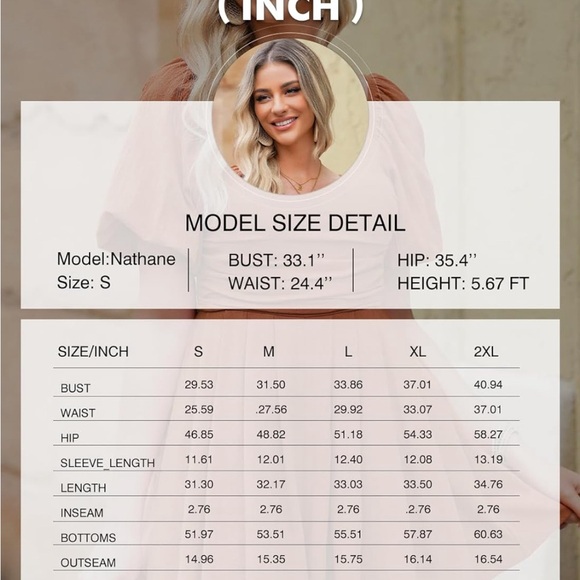 AlvaQ Women's Rompers Cute Puff Sleeve SZ Medium - Picture 6 of 11